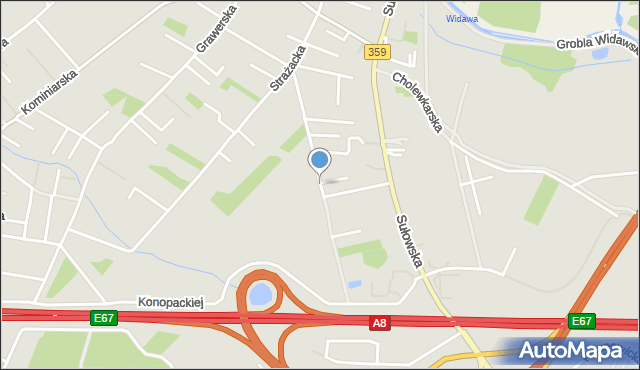 Wrocław, Zegarmistrzowska, mapa Wrocławia