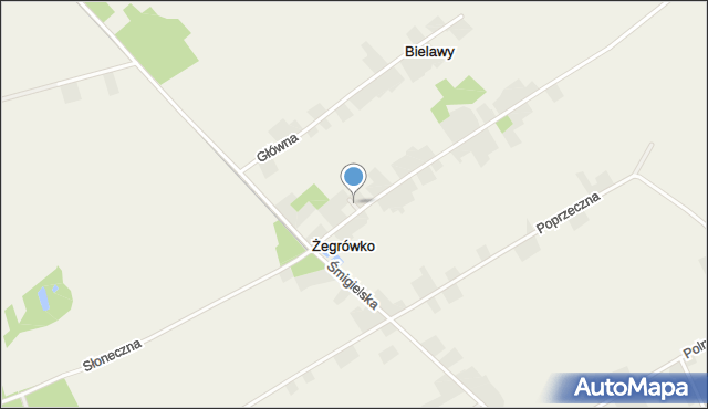 Żegrówko, Żegrówko, mapa Żegrówko