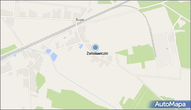 Żelisławiczki, Żelisławiczki, mapa Żelisławiczki