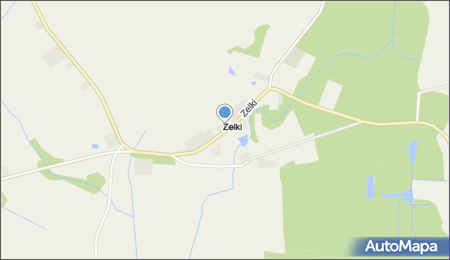 Zelki, Zelki, mapa Zelki