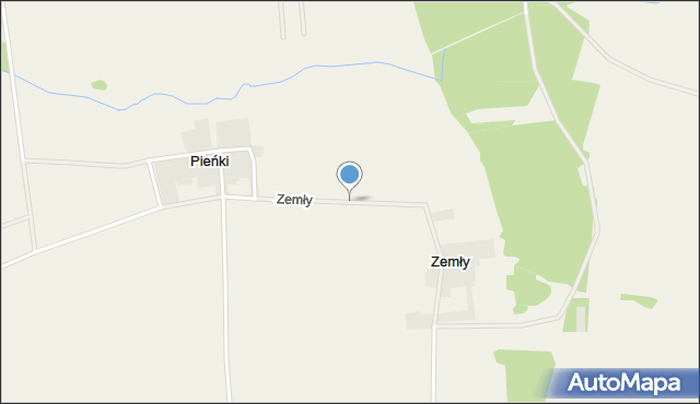 Zemły, Zemły, mapa Zemły