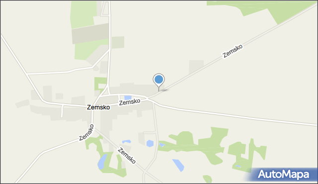 Zemsko gmina Bledzew, Zemsko, mapa Zemsko gmina Bledzew