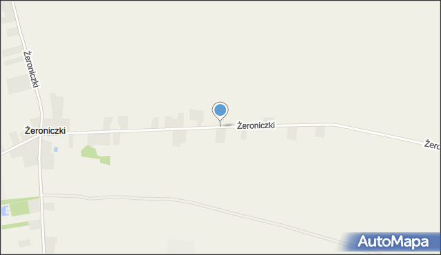 Żeroniczki, Żeroniczki, mapa Żeroniczki
