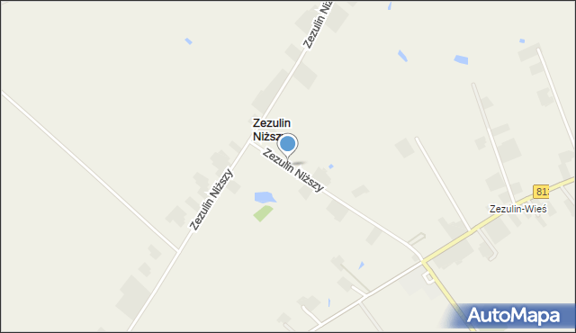 Zezulin Niższy, Zezulin Niższy, mapa Zezulin Niższy