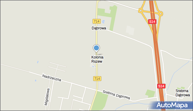 Konstantynów Łódzki, Zgierska, mapa Konstantynów Łódzki