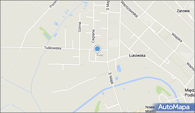 Międzyrzec Podlaski, Zgodna, mapa Międzyrzec Podlaski