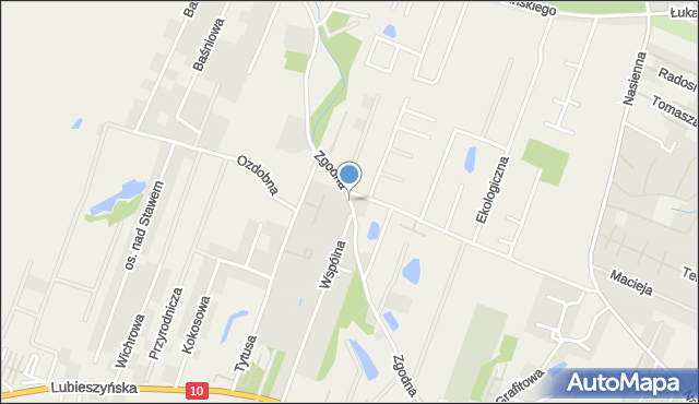 Mierzyn gmina Dobra (Szczecińska), Zgodna, mapa Mierzyn gmina Dobra (Szczecińska)