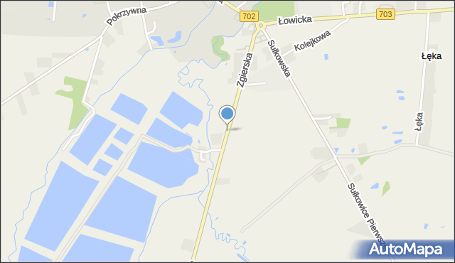 Piątek powiat łęczycki, Zgierska, mapa Piątek powiat łęczycki
