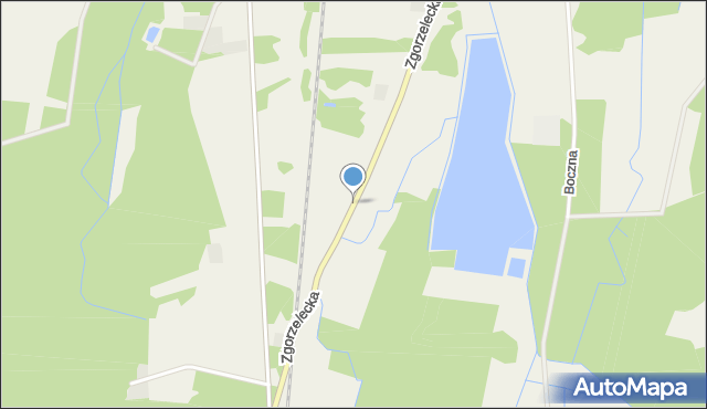 Ruszów gmina Węgliniec, Zgorzelecka, mapa Ruszów gmina Węgliniec