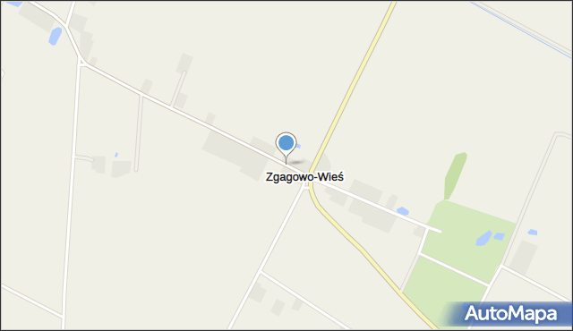 Zgagowo-Wieś, Zgagowo-Wieś, mapa Zgagowo-Wieś