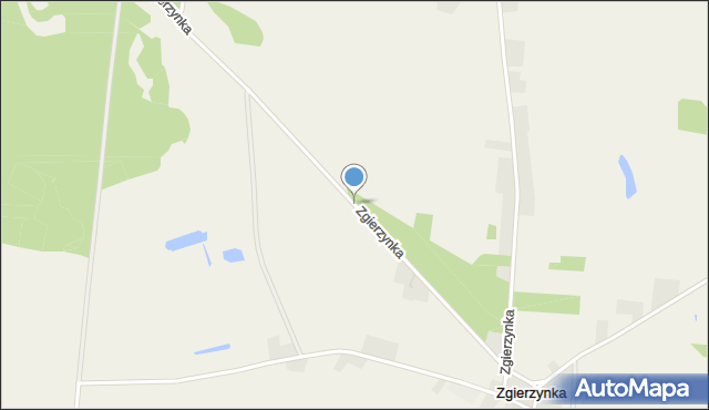 Zgierzynka, Zgierzynka, mapa Zgierzynka