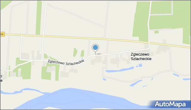 Zgleczewo Szlacheckie, Zgleczewo Szlacheckie, mapa Zgleczewo Szlacheckie