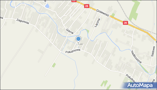 Nowosielce gmina Zarszyn, Zielona, mapa Nowosielce gmina Zarszyn