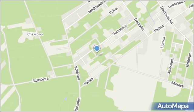 Osowiec gmina Żabia Wola, Ziemiańska, mapa Osowiec gmina Żabia Wola