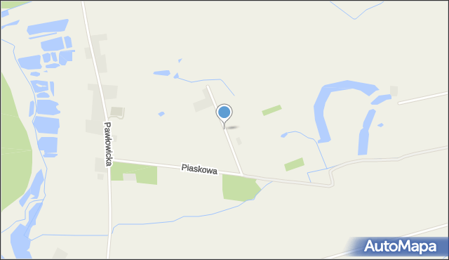 Pawłowice gmina Rokietnica, Zielone Wzgórza, mapa Pawłowice gmina Rokietnica