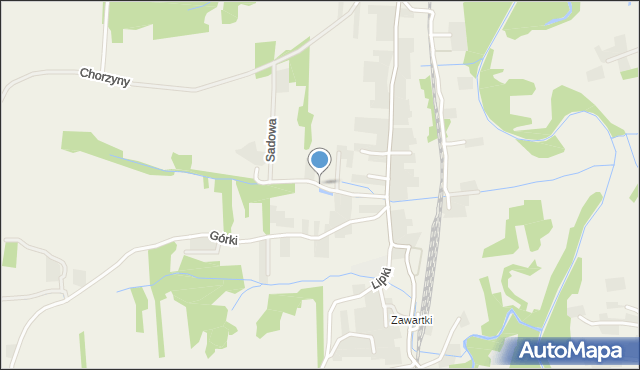 Radziszów, Zimnowiec, mapa Radziszów