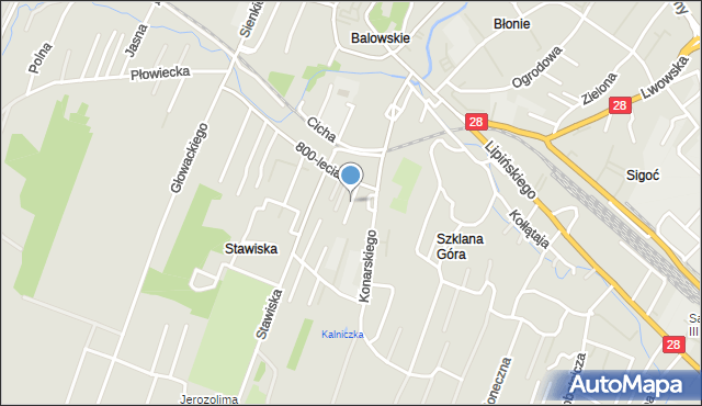 Sanok, Zigmunda, dr., mapa Sanok