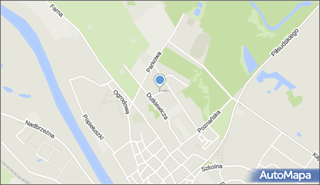 Śrem, Zielińskiego Mariana, mapa Śrem