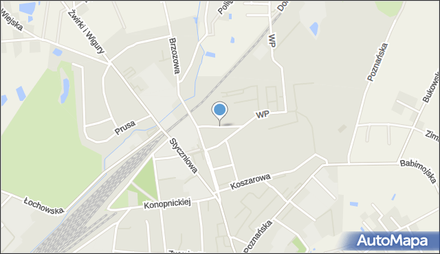 Sulechów powiat zielonogórski, Zielona, mapa Sulechów powiat zielonogórski