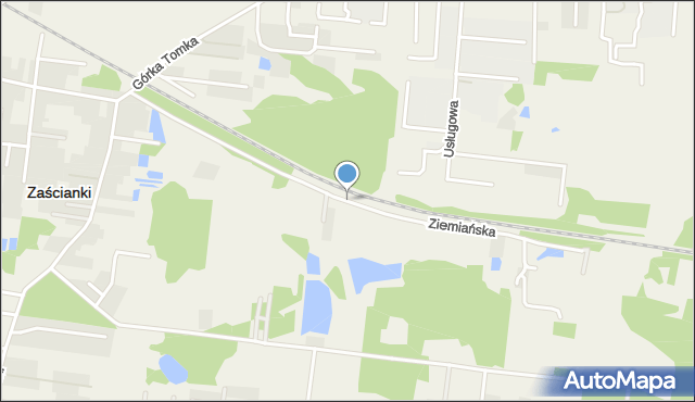 Zaścianki gmina Grabówka, Ziemiańska, mapa Zaścianki gmina Grabówka