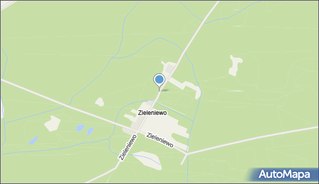 Zieleniewo gmina Bobolice, Zieleniewo, mapa Zieleniewo gmina Bobolice