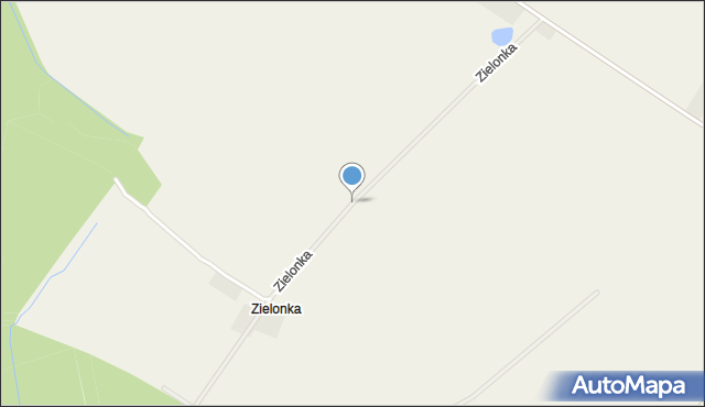 Zielonka gmina Golczewo, Zielonka, mapa Zielonka gmina Golczewo