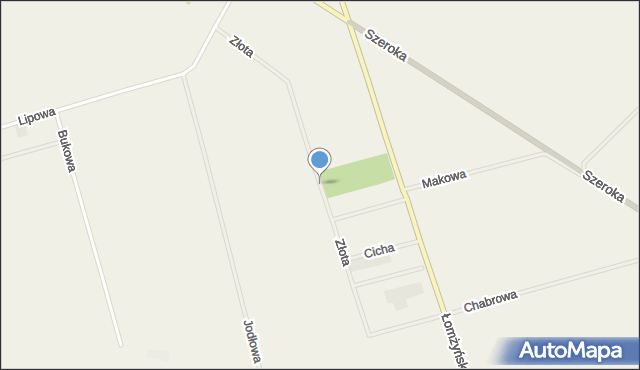 Podgórze gmina Łomża, Złota, mapa Podgórze gmina Łomża