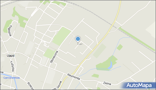 Zgorzelec, Złocista, mapa Zgorzelec
