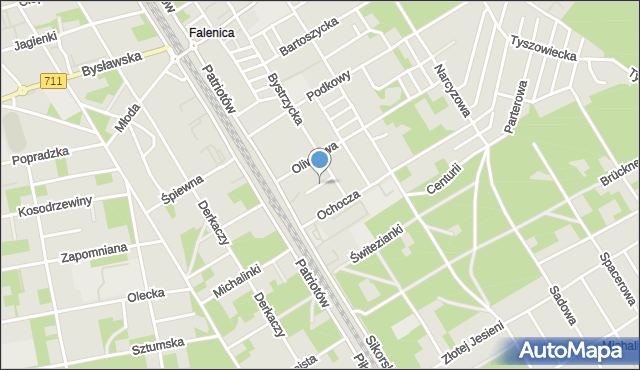 Warszawa, Żmigrodzka, mapa Warszawy