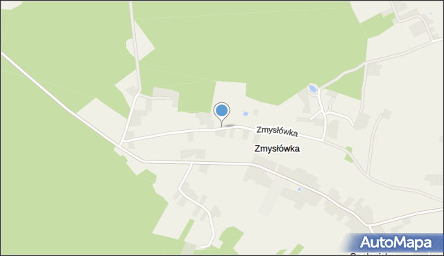 Zmysłówka gmina Grodzisko Dolne, Zmysłówka, mapa Zmysłówka gmina Grodzisko Dolne