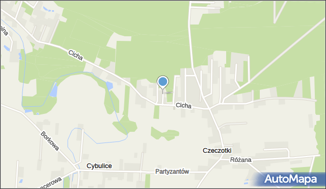 Czeczotki, Zorzy Polarnej, mapa Czeczotki