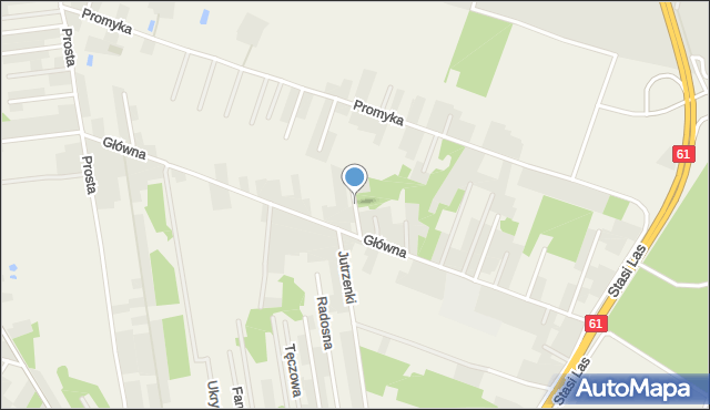 Karolino gmina Serock, Zorzy, mapa Karolino gmina Serock