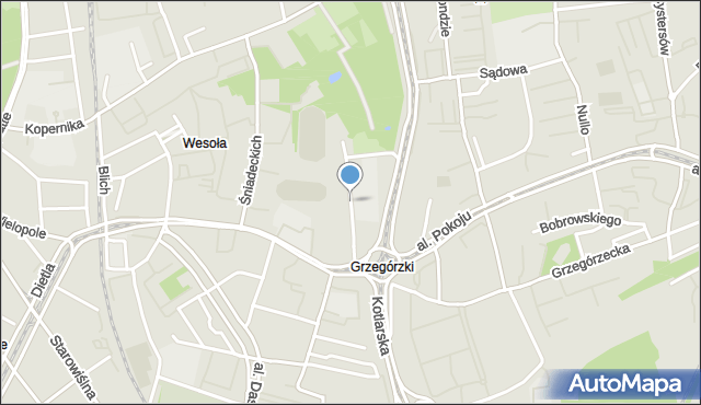 Kraków, Żółkiewskiego Stanisława, hetm., mapa Krakowa