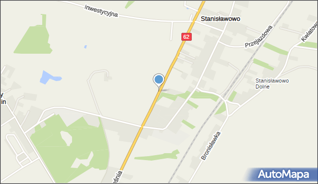 Stanisławowo gmina Pomiechówek, Żołnierzy Września, mapa Stanisławowo gmina Pomiechówek