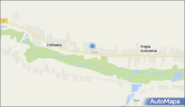 Zofiówka gmina Lipsko, Zofiówka, mapa Zofiówka gmina Lipsko