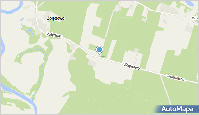 Żołędowo gmina Nowe Miasto, Żołędowo, mapa Żołędowo gmina Nowe Miasto