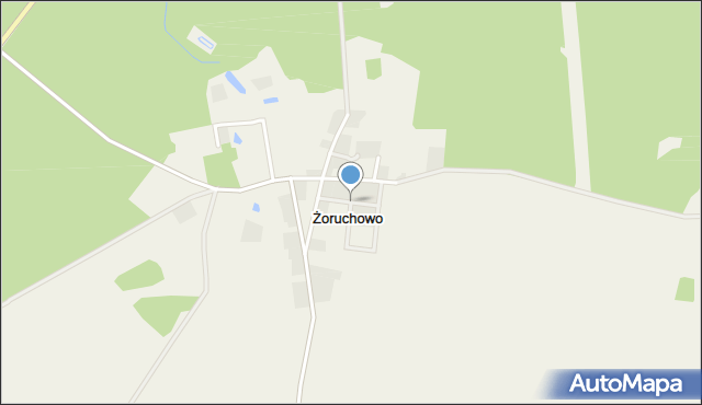 Żoruchowo, Żoruchowo, mapa Żoruchowo