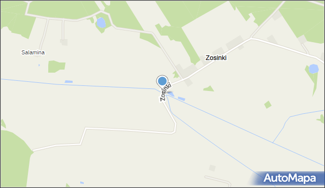 Zosinki, Zosinki, mapa Zosinki