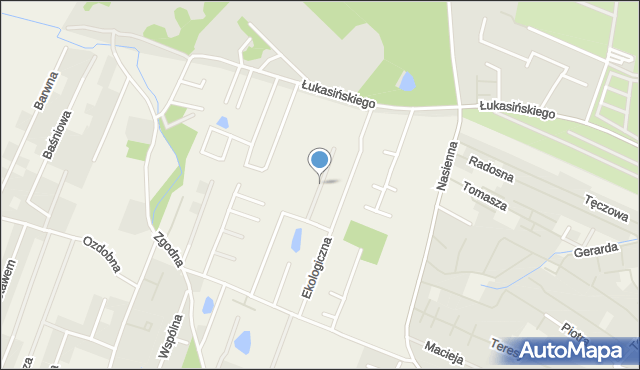 Mierzyn gmina Dobra (Szczecińska), Źródlana, mapa Mierzyn gmina Dobra (Szczecińska)