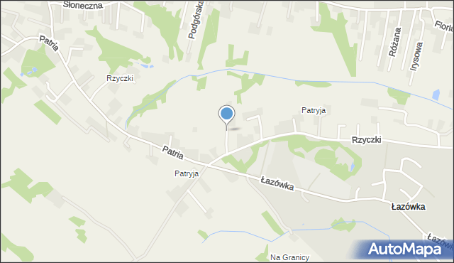 Tomice powiat wadowicki, Źródlana, mapa Tomice powiat wadowicki