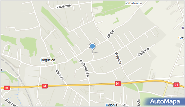 Wieliczka, Źródlana, mapa Wieliczka