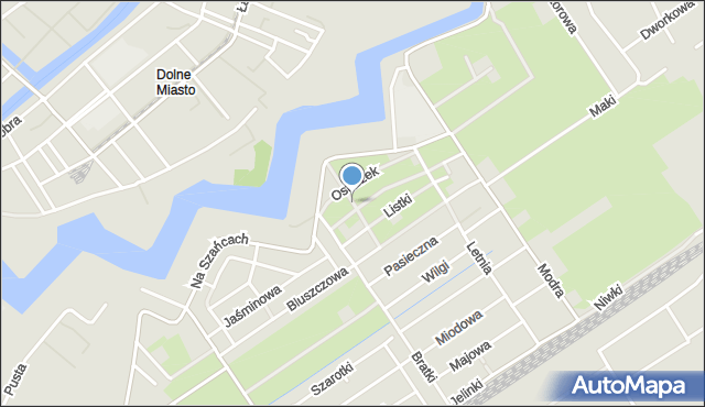 Gdańsk, Zuchów, mapa Gdańska
