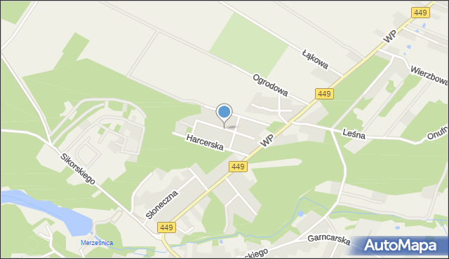 Kobyla Góra powiat ostrzeszowski, Zuchowska, mapa Kobyla Góra powiat ostrzeszowski