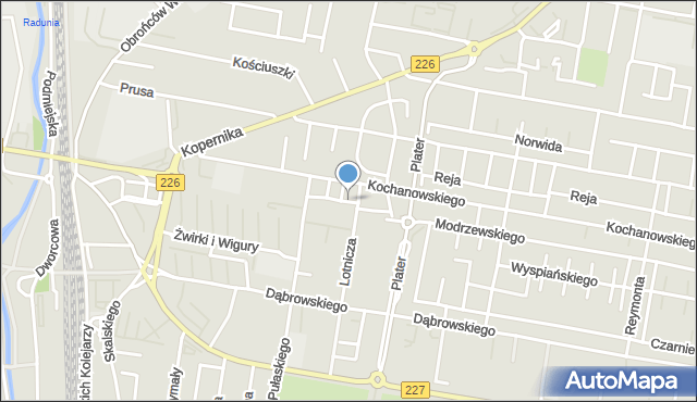 Pruszcz Gdański, Żuławska, mapa Pruszcz Gdański