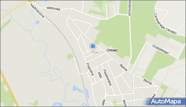 Starachowice, Żurawia, mapa Starachowic