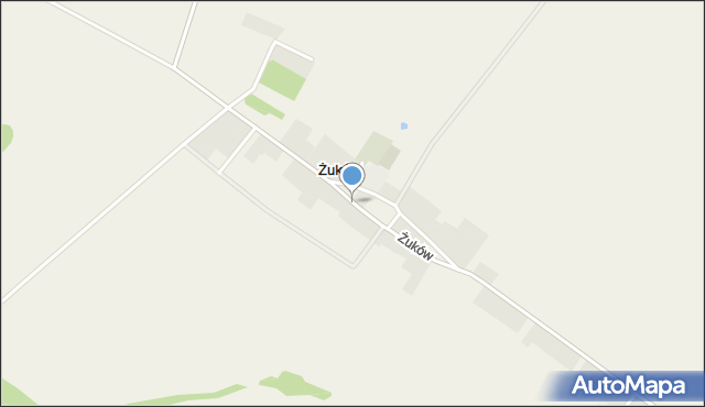 Żuków gmina Przelewice, Żuków, mapa Żuków gmina Przelewice