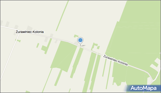 Żurawiniec-Kolonia, Żurawiniec-Kolonia, mapa Żurawiniec-Kolonia