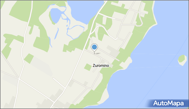 Żuromino, Żuromino, mapa Żuromino