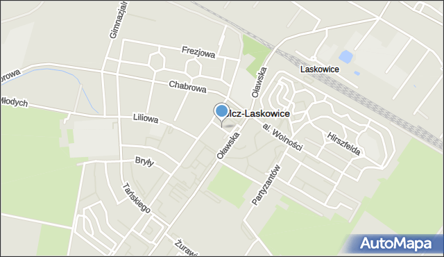 Jelcz-Laskowice, Żwirki Franciszka, kpt. pil., mapa Jelcz-Laskowice