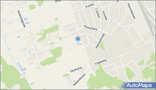 Klepacze gmina Choroszcz, Żwirowa, mapa Klepacze gmina Choroszcz